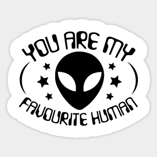 You Are My Favourite Human Sticker